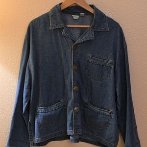 Jean button up jacket